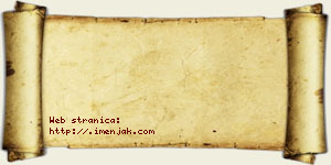 Anđela Šarović vizit kartica